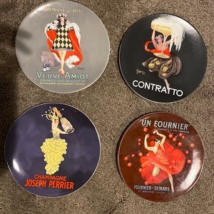 Potterybarn cocktail plates